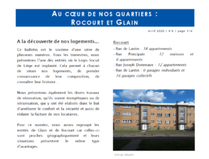 Lire la suite à propos de l’article Au coeur de nos quartiers : Rocourt et Glain