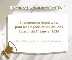 Lire la suite à propos de l’article Des changements importants à partir du 1er janvier 2026