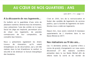 Lire la suite à propos de l’article Au cœur de nos quartiers : Ans